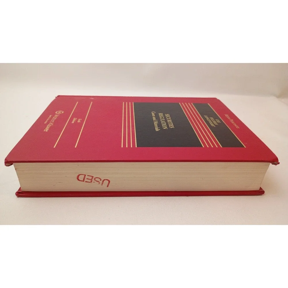 Securities Regulation: Cases And Materials 6th Edition by Cox, Aspen Publishers